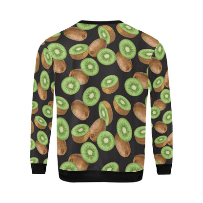 Kiwi Pattern Print Design KW03 Men Long Sleeve Sweatshirt