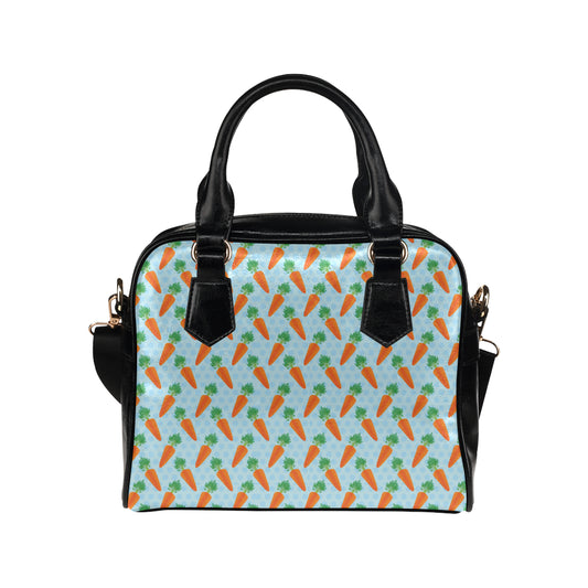 Carrot Pattern Print Design 01 Shoulder Handbag