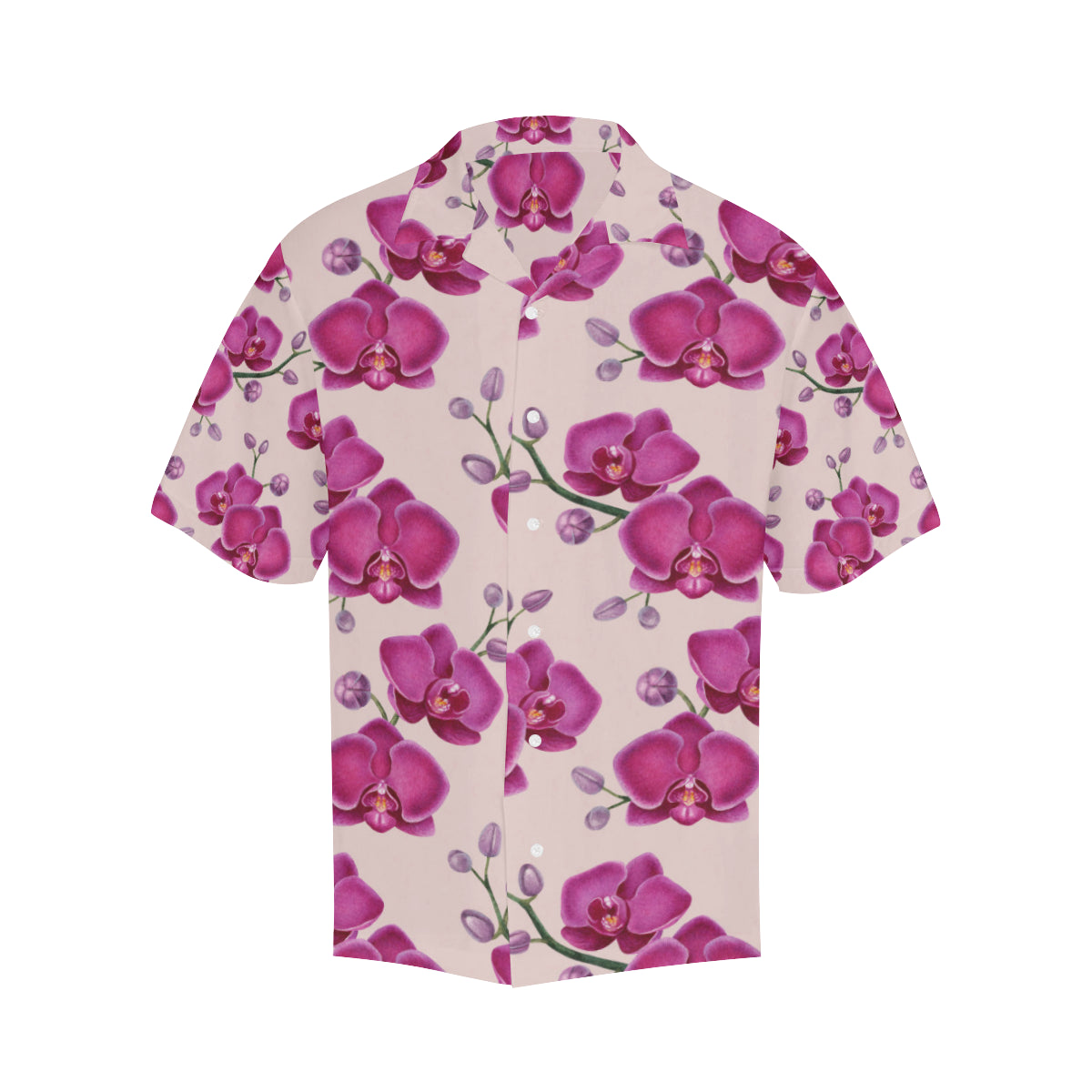 Orchid Pattern Print Design A02 Men's Hawaiian Shirt