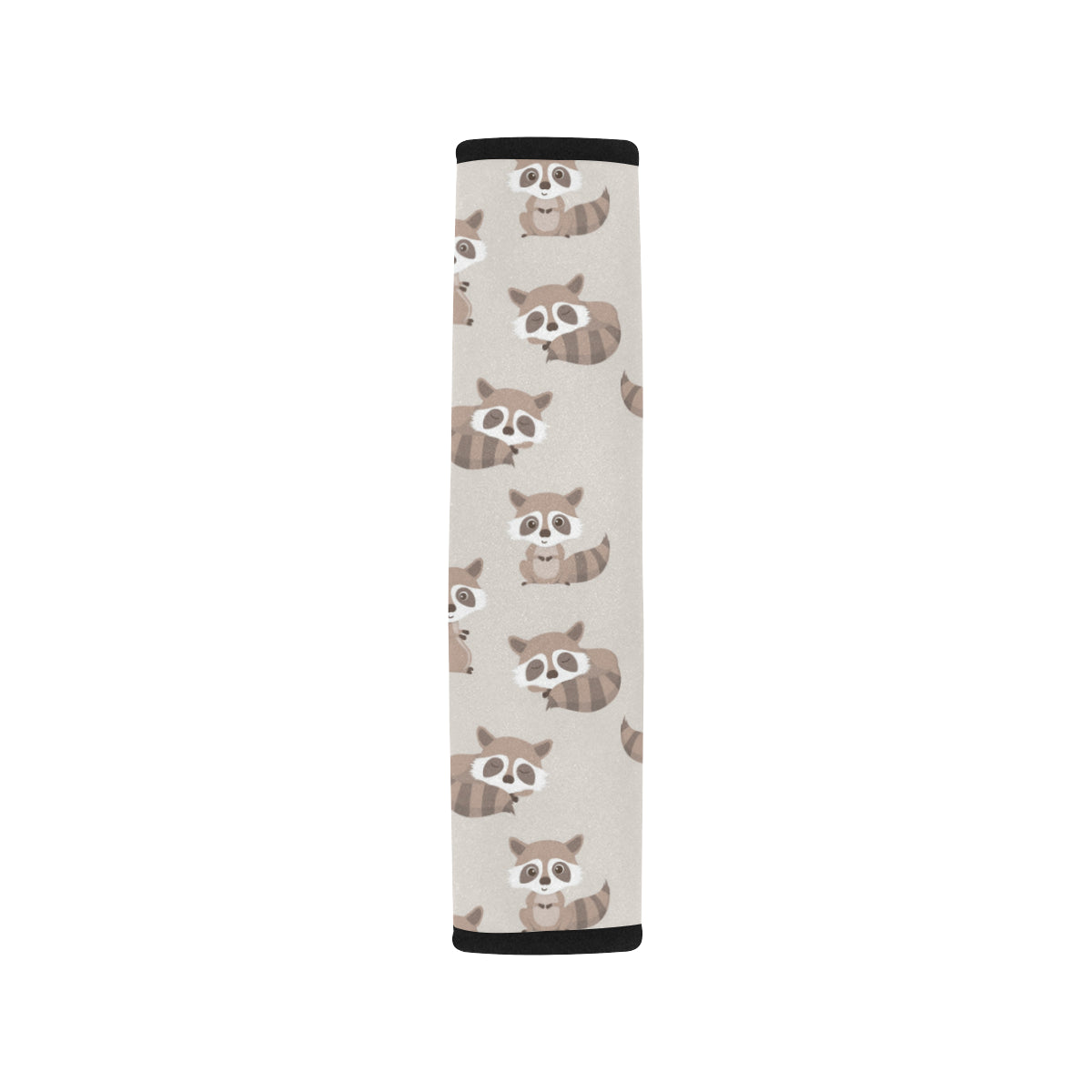 Raccoon Pattern Print Design A05 Car Seat Belt Cover