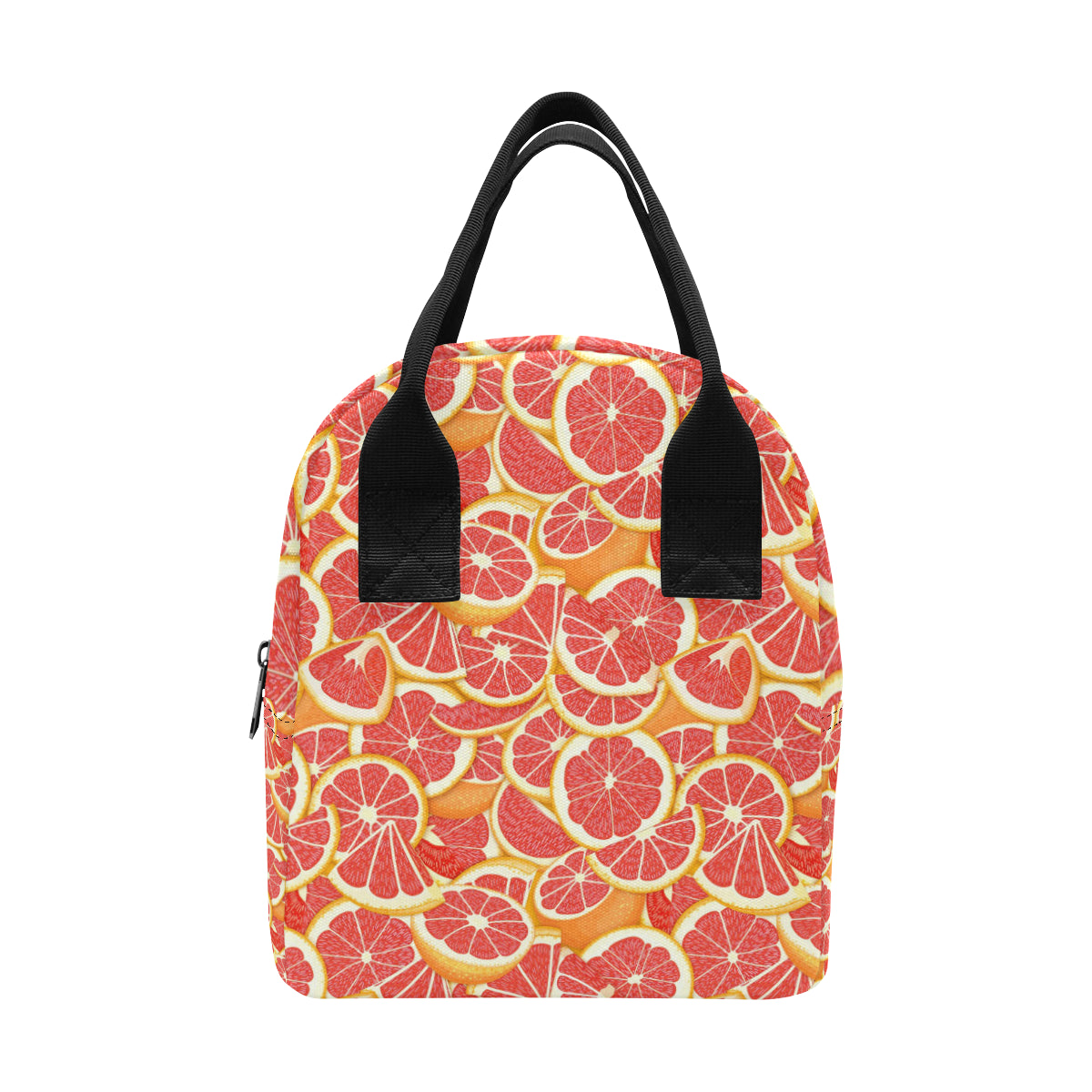 Grapefruit Pattern Print Design GF02 Insulated Lunch Bag