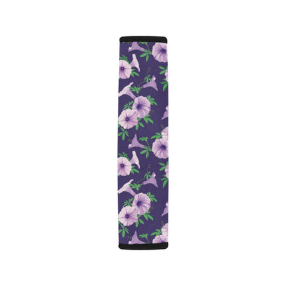 Morning Glory Pattern Print Design MG01 Car Seat Belt Cover