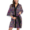 Boho Pattern Print Design 06 Women's Short Kimono