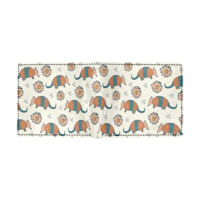 Armadillo Pattern Print Design 02 Men's ID Card Wallet