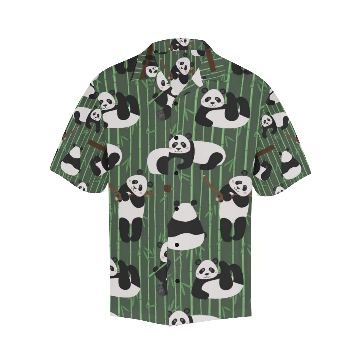 Panda Pattern Print Design A04 Men's Hawaiian Shirt