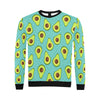 Avocado Pattern Print Design AC012 Men Long Sleeve Sweatshirt