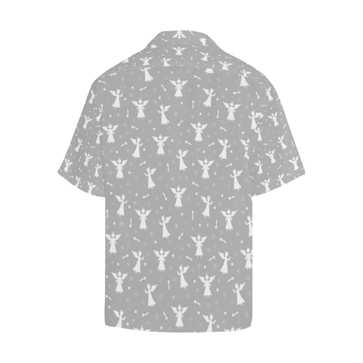 Angel Pattern Print Design 03 Men's Hawaiian Shirt