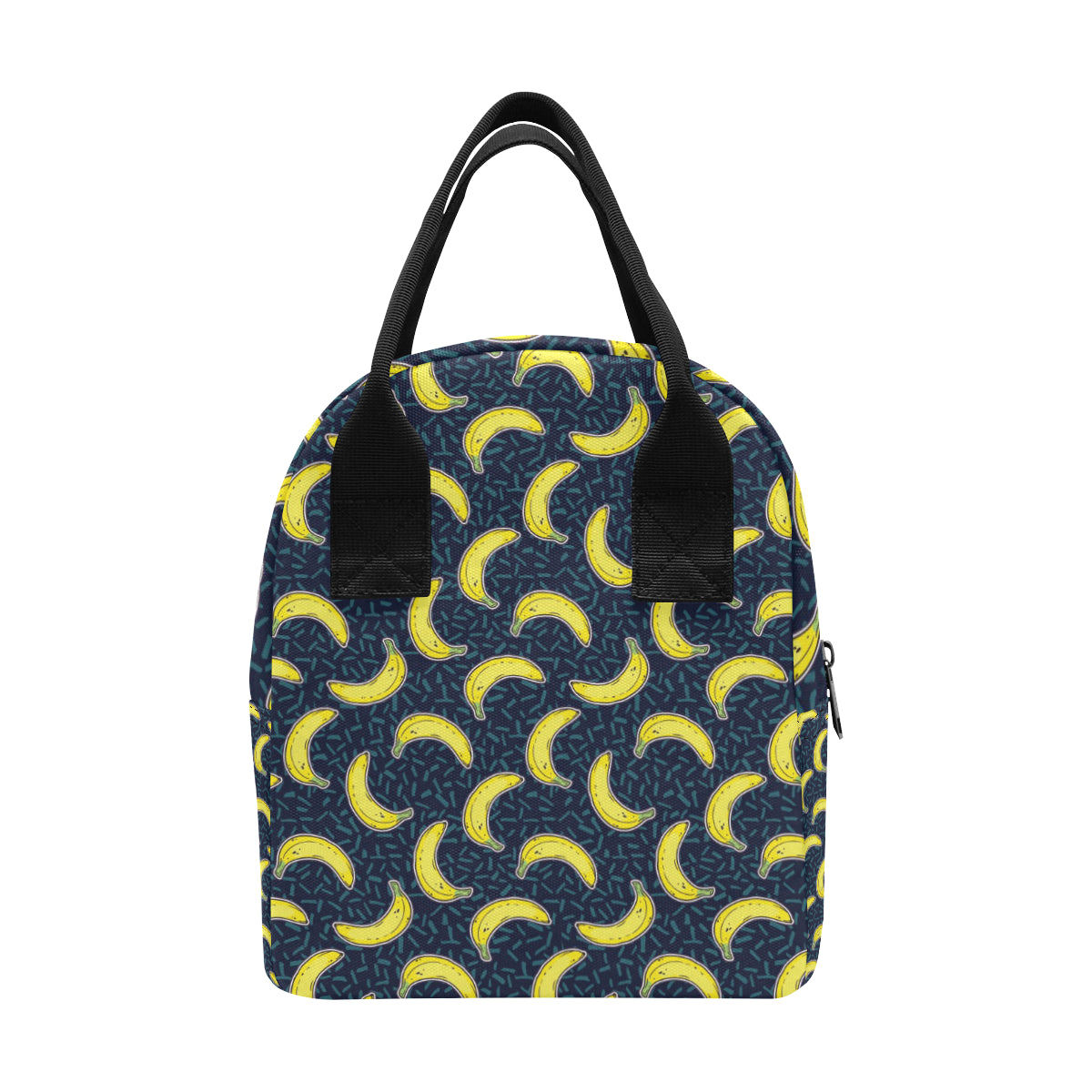 Banana Pattern Print Design BA09 Insulated Lunch Bag