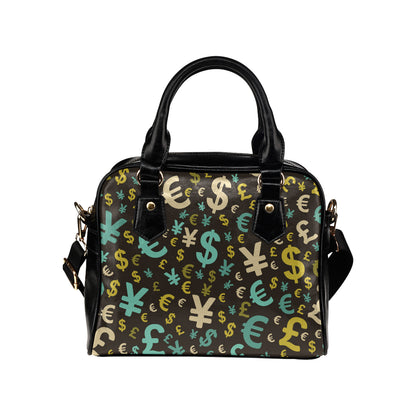 Money Pattern Print Design 01 Shoulder Handbag