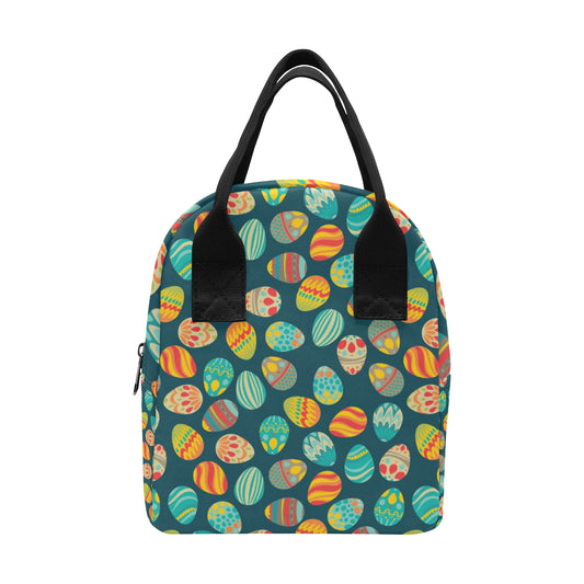 Easter Eggs Pattern Print Design RB09 Insulated Lunch Bag