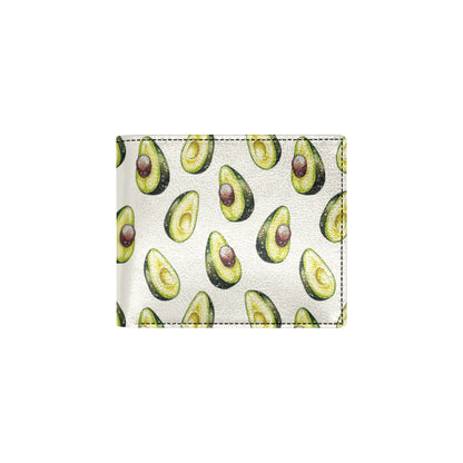 Avocado Pattern Print Design 01 Men's ID Card Wallet