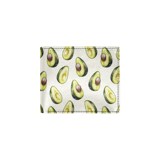 Avocado Pattern Print Design 01 Men's ID Card Wallet