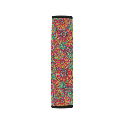 Boho Pattern Print Design 01 Car Seat Belt Cover