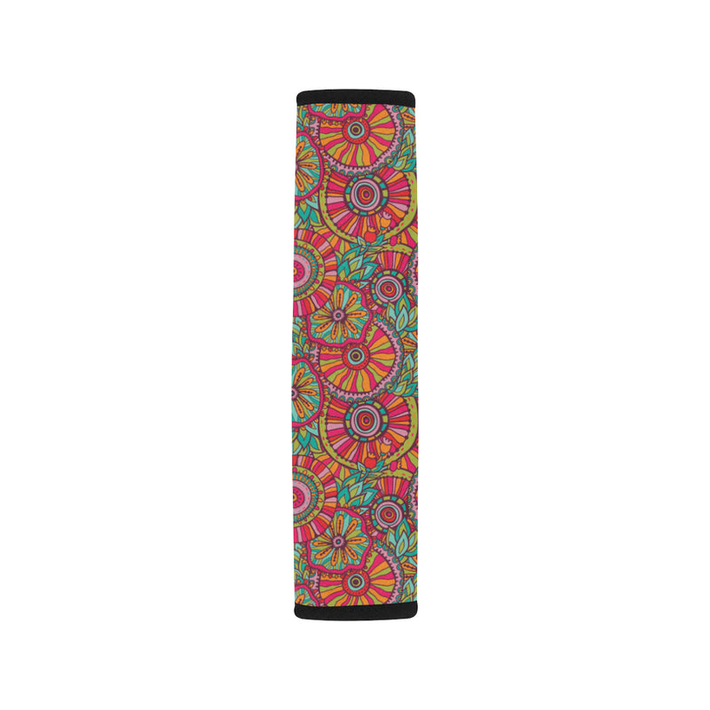 Boho Pattern Print Design 01 Car Seat Belt Cover