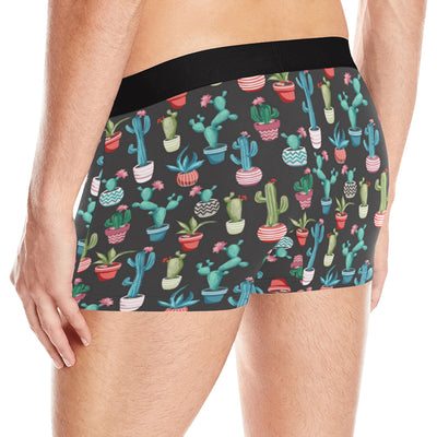 Cactus Pattern Print Design 02 Men's Boxer Briefs