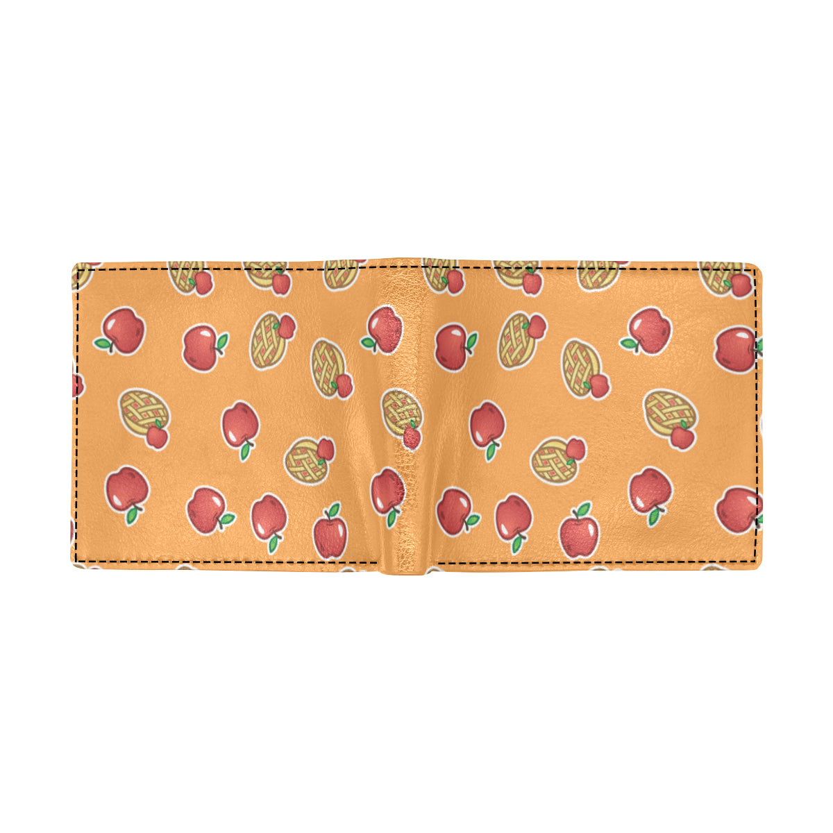 Apple Pie Pattern Print Design 02 Men's ID Card Wallet