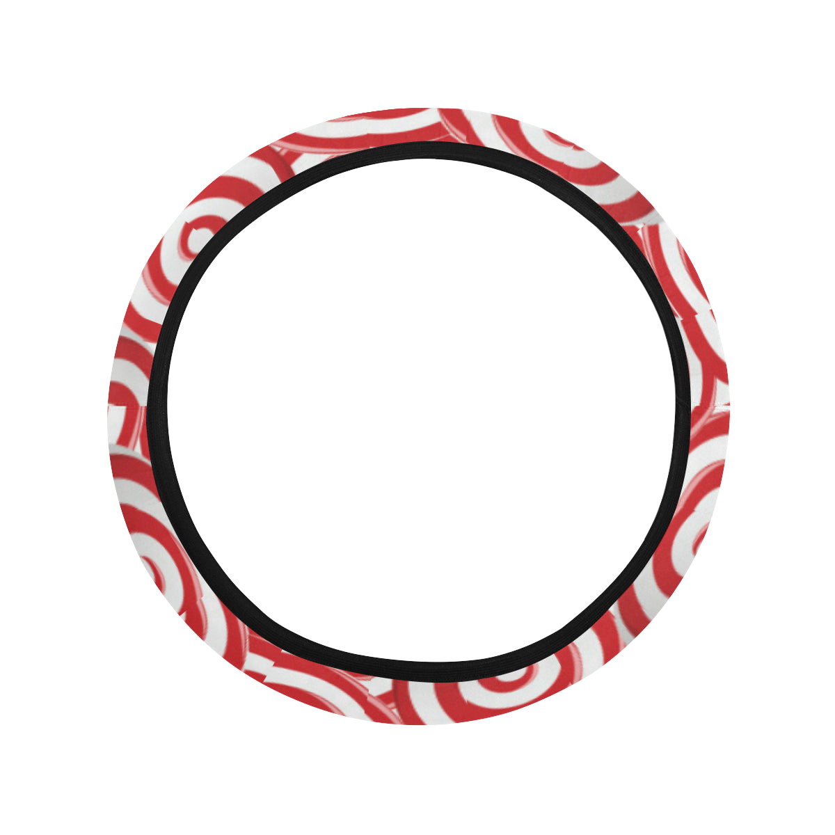 Candy Pattern Print Design 03 Steering Wheel Cover with Elastic Edge