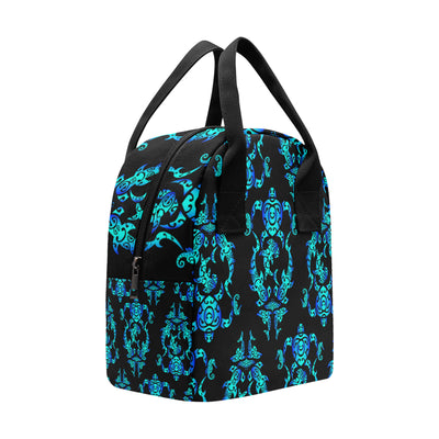 Sea turtle Polynesian Tribal Hawaiian Insulated Lunch Bag