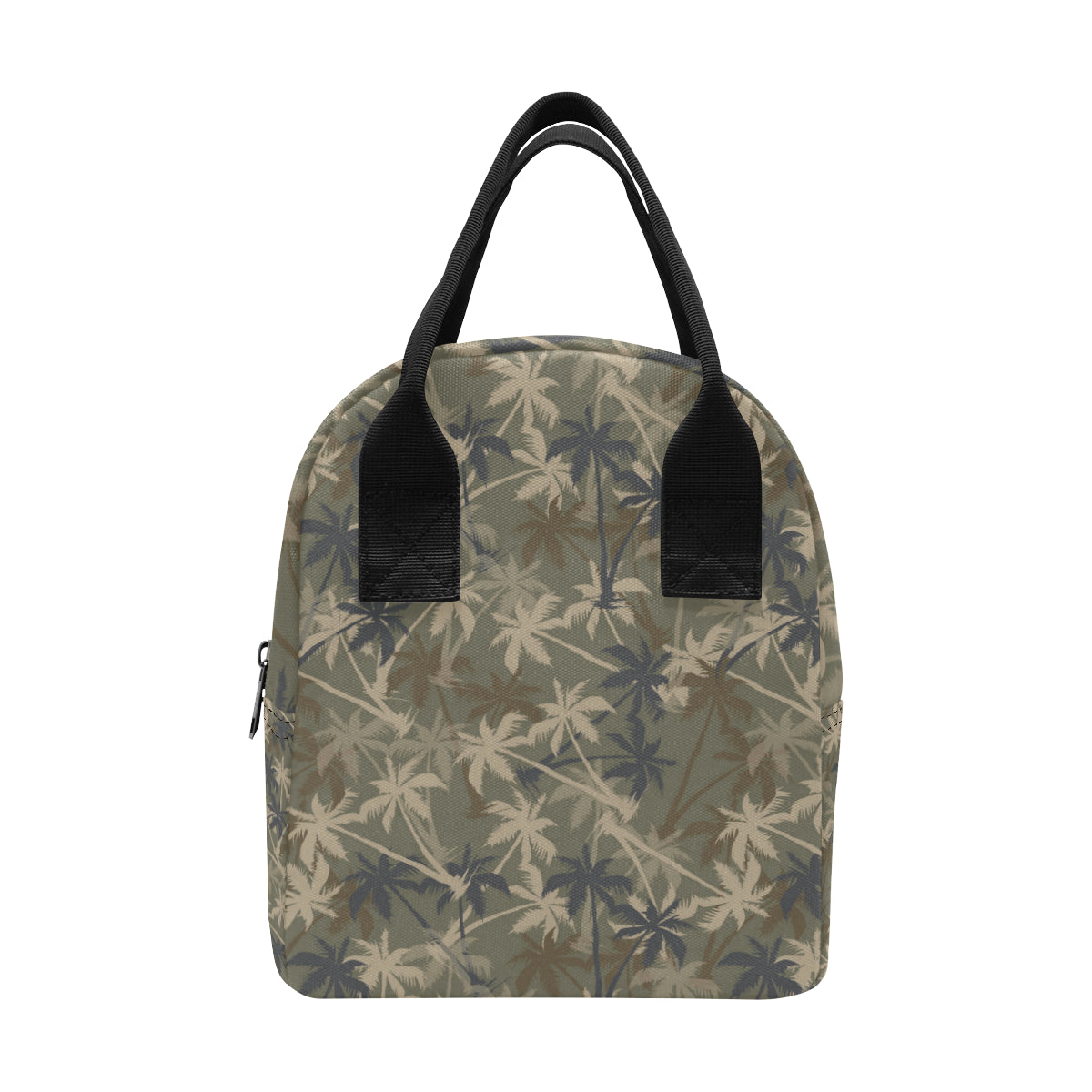 Palm Tree camouflage Insulated Lunch Bag