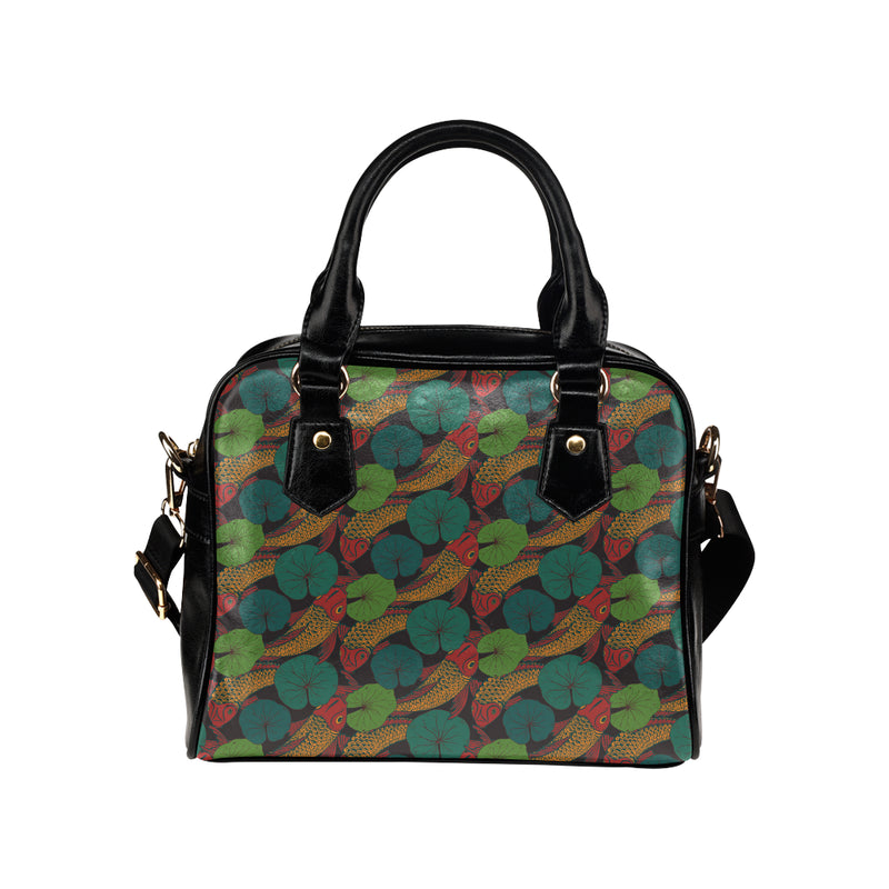 KOI Fish Pattern Print Design 01 Shoulder Handbag