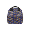 Sea Turtle Pattern Print Design T05 Insulated Lunch Bag