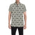 Lotus Pattern Print Men's Short Sleeve Button Up Shirt