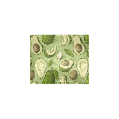 Avocado Pattern Print Design AC03 Men's ID Card Wallet