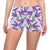 Lavender Pattern Print Design LV02 Yoga Shorts