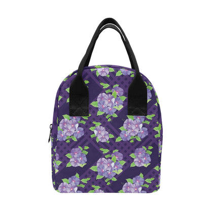 Morning Glory Pattern Print Design MG03 Insulated Lunch Bag
