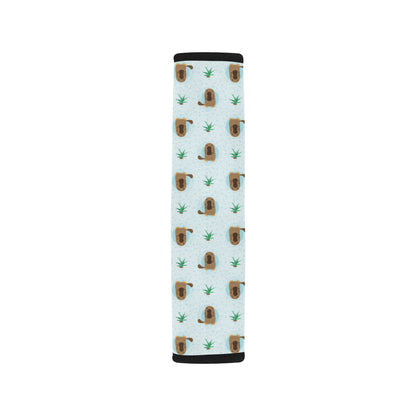 Platypus Pattern Print Design A04 Car Seat Belt Cover