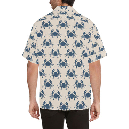 Crab Pattern Print Design 02 Men's Hawaiian Shirt