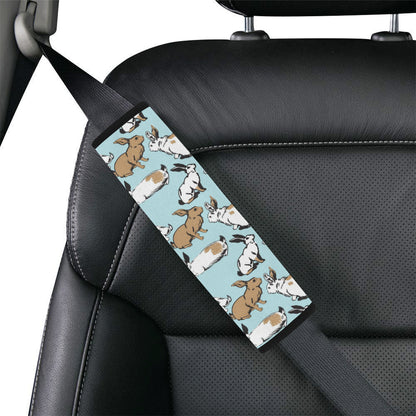Rabbit Pattern Print Design RB018 Car Seat Belt Cover