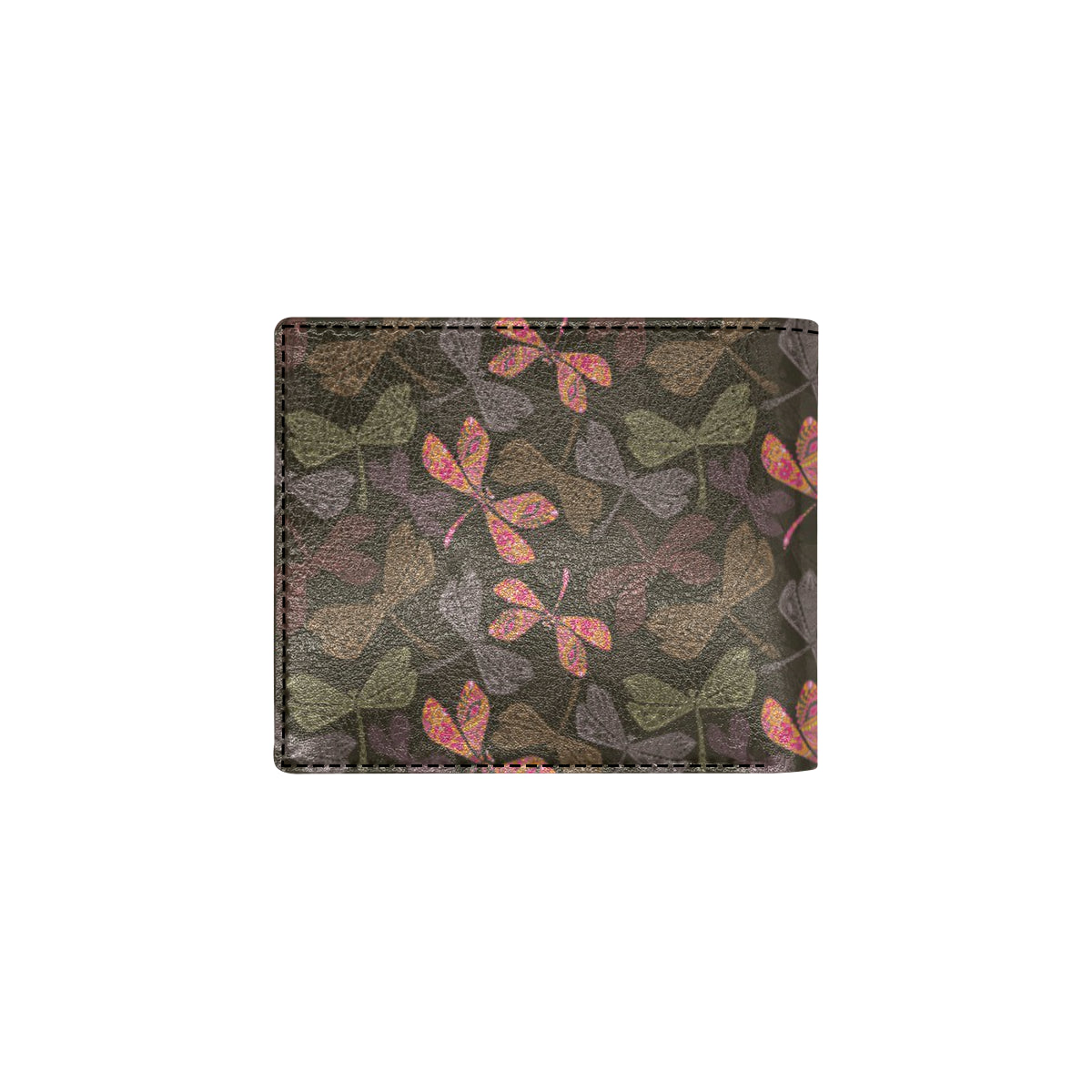 Dragonfly Pattern Print Design 02 Men's ID Card Wallet