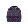 Tribal aztec Dark Multicolor Insulated Lunch Bag