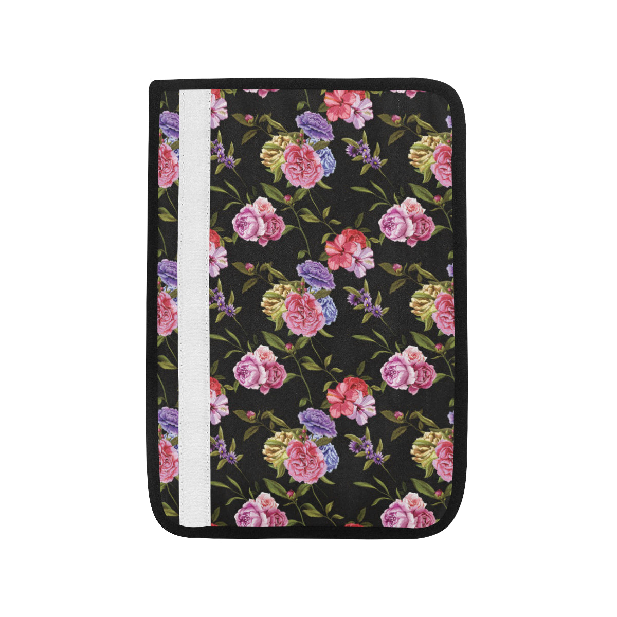 Carnations Pattern Print Design CN05 Car Seat Belt Cover