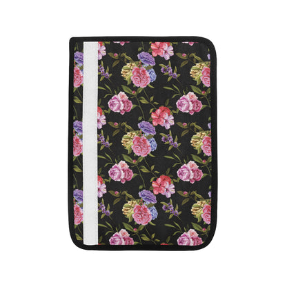 Carnations Pattern Print Design CN05 Car Seat Belt Cover