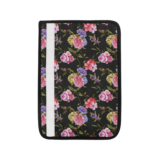 Carnations Pattern Print Design CN05 Car Seat Belt Cover