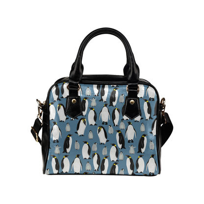 Penguin Pattern Print Design A03 Shoulder Handbag