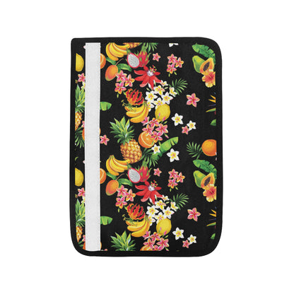 Tropical Fruits Pattern Print Design TF02 Car Seat Belt Cover