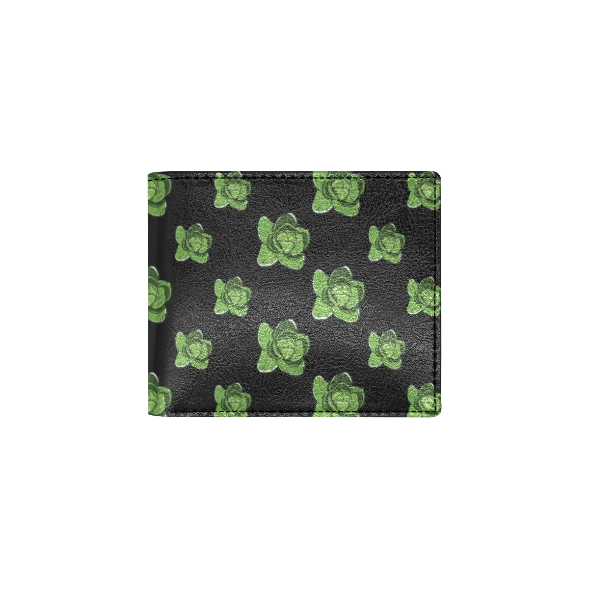 Cabbage Pattern Print Design 03 Men's ID Card Wallet