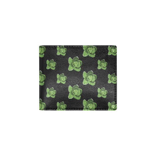 Cabbage Pattern Print Design 03 Men's ID Card Wallet