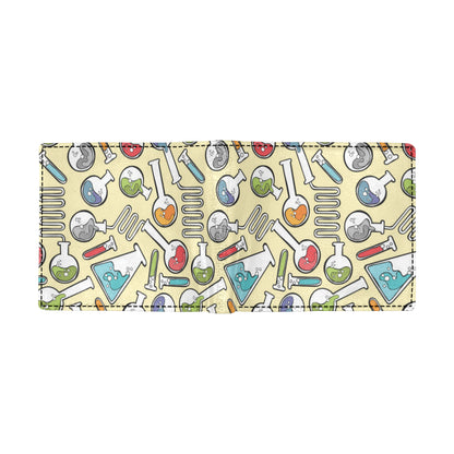 Chemical Pattern Print Design 04 Men's ID Card Wallet