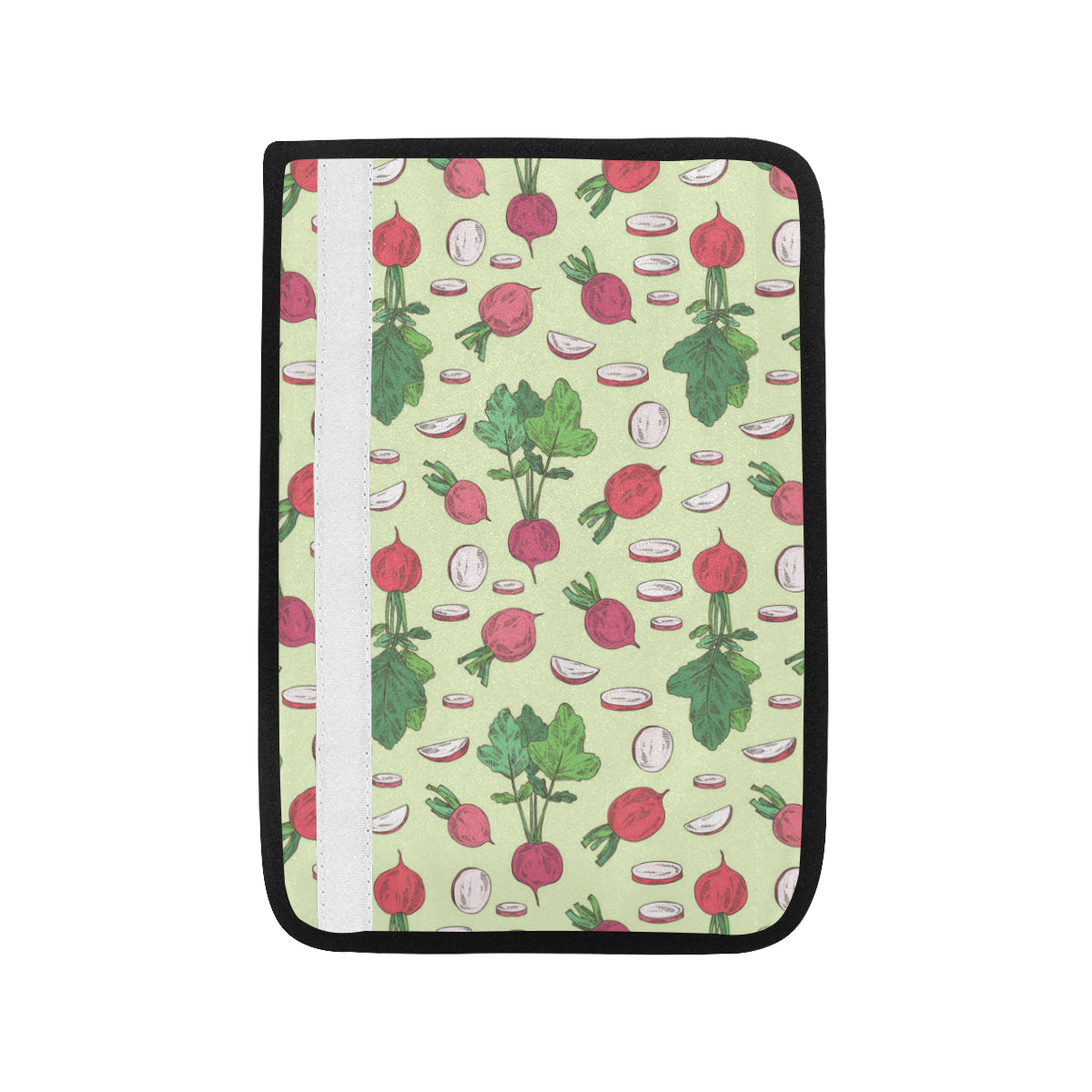 Radish Pattern Print Design A04 Car Seat Belt Cover