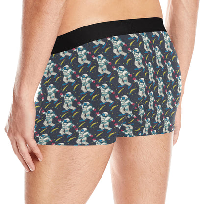 Astronaut Pattern Print Design 04 Men's Boxer Briefs