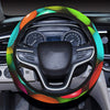 Candy Pattern Print Design CA03 Steering Wheel Cover with Elastic Edge