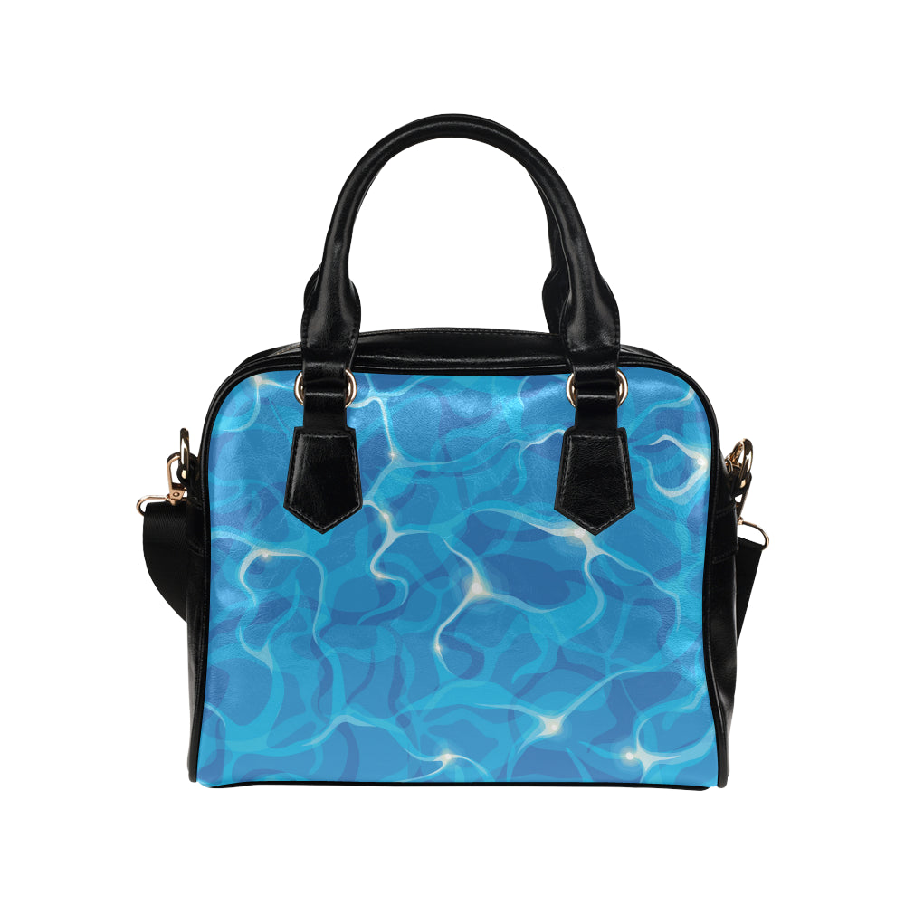 Ocean Reflex Pattern Print Design A02 Shoulder Handbag