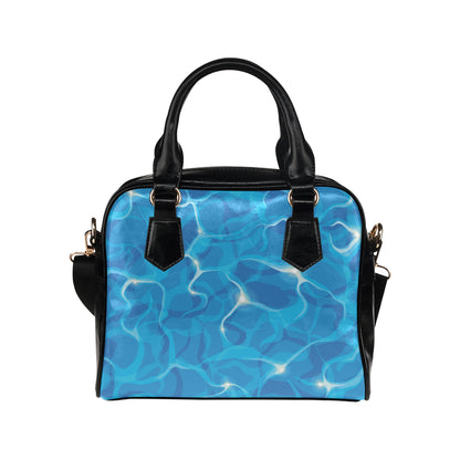 Ocean Reflex Pattern Print Design A02 Shoulder Handbag