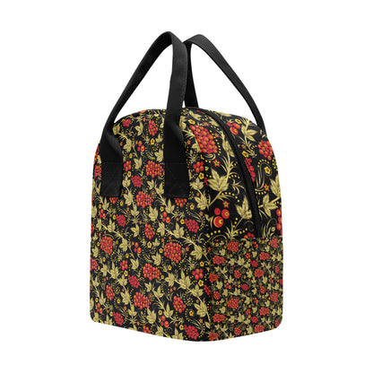 Cranberry Pattern Print Design CB02 Insulated Lunch Bag