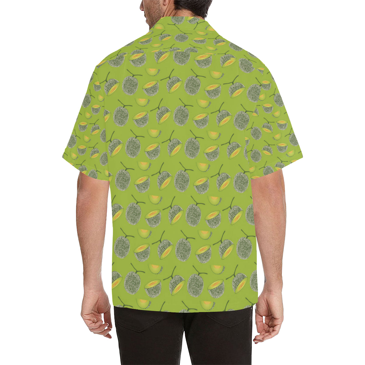 Cantaloupe Pattern Print Design 03 Men's Hawaiian Shirt