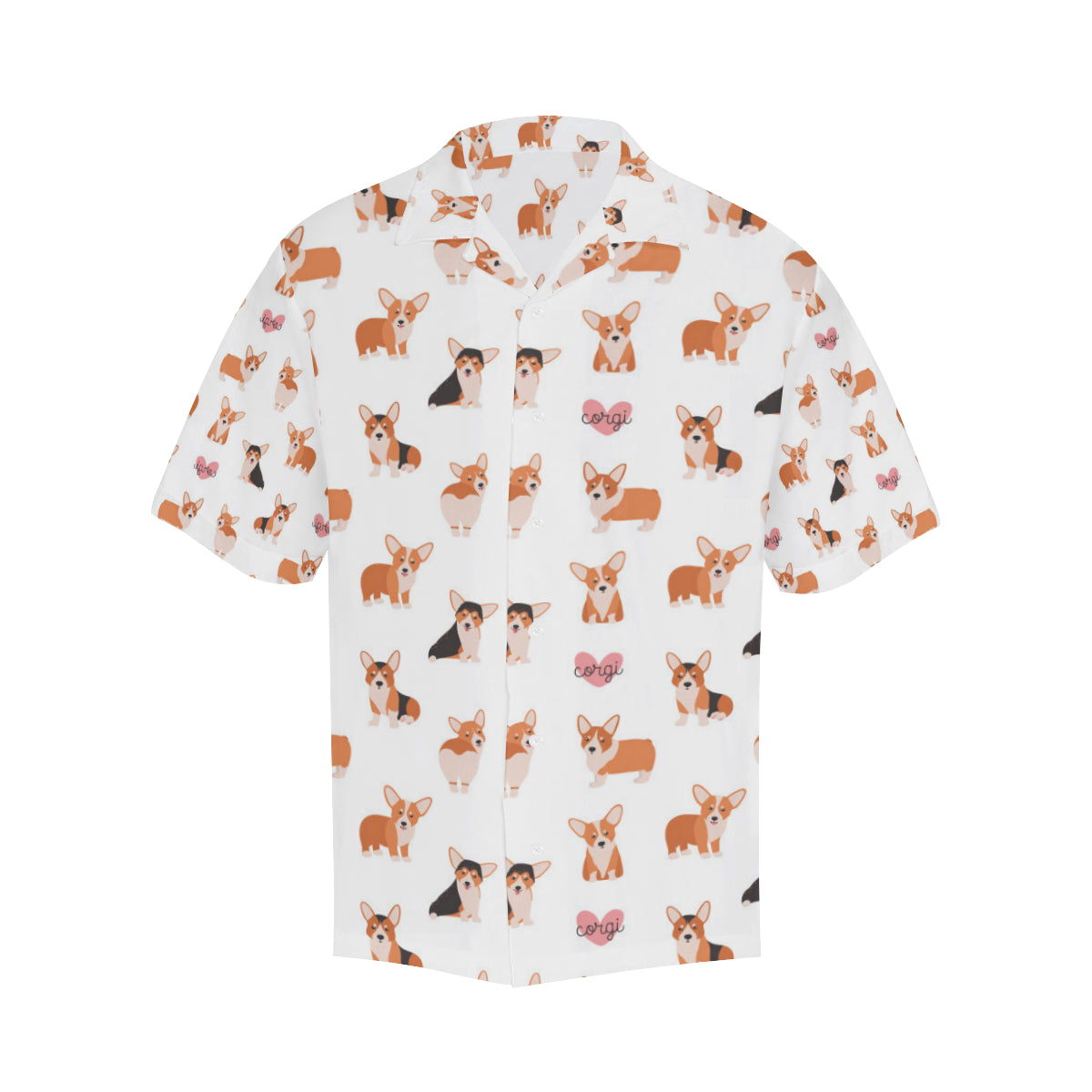 Cardigan Welsh Corgis Pattern Print Design 02 Men's Hawaiian Shirt